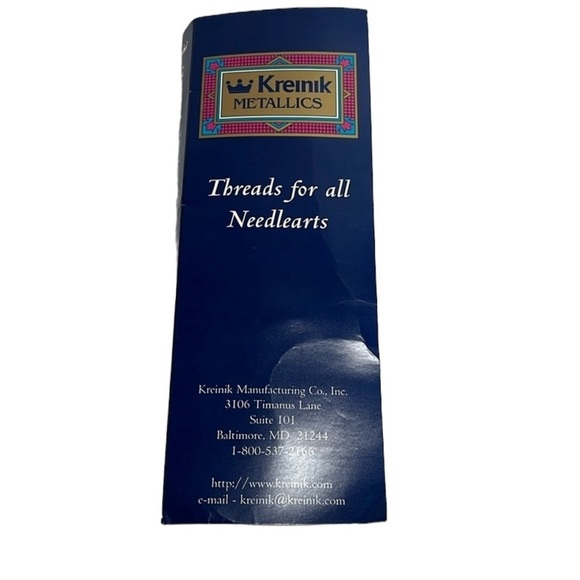 Kreinik Metallics Threads Color Card Japan Threads - Picture 1 of 5